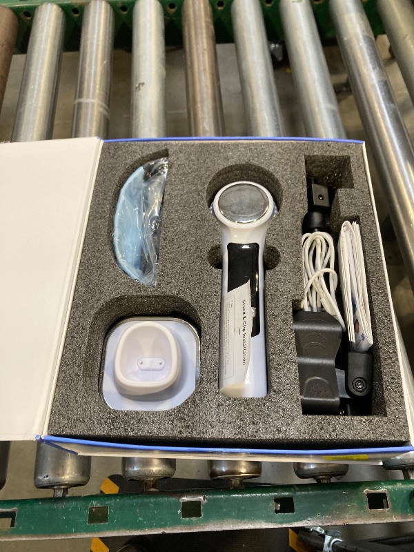 Photo 1 of LIMOT Cold Laser Therapy Device for Humans & Dogs. Stainless Steel Cold Massage can be Temperature-Adjusted to Relieve Muscle Aches. Red Light Therapy Comes with a Stand to Adjust The Angle.