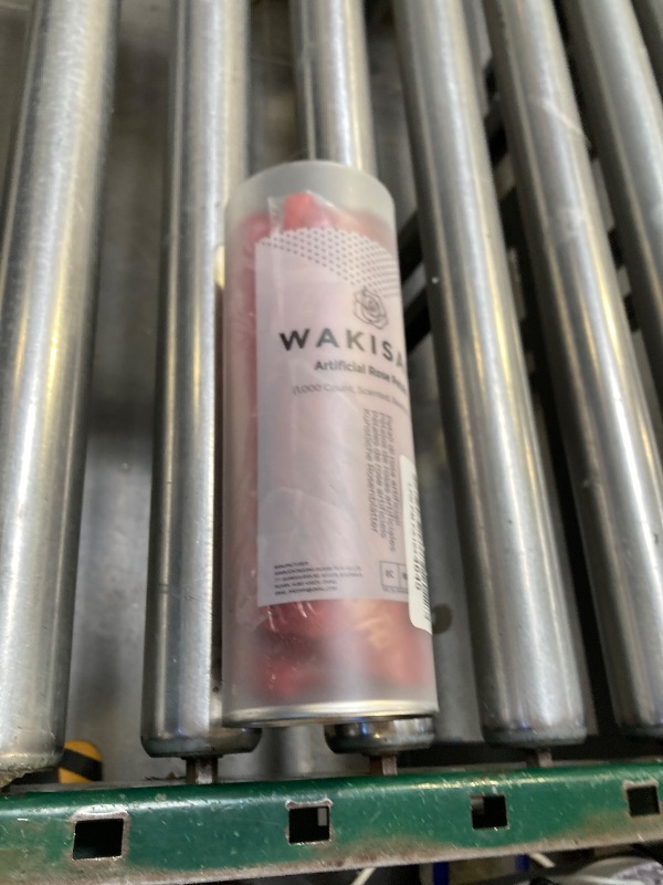 Photo 1 of (Pre-Separated, Scented) WAKISAKI Artificial Silk Rose Petals for Wedding Flower Petals for Romantic Special Night, for Proposal, Anniversary (1,000 PCS, Dark Red)