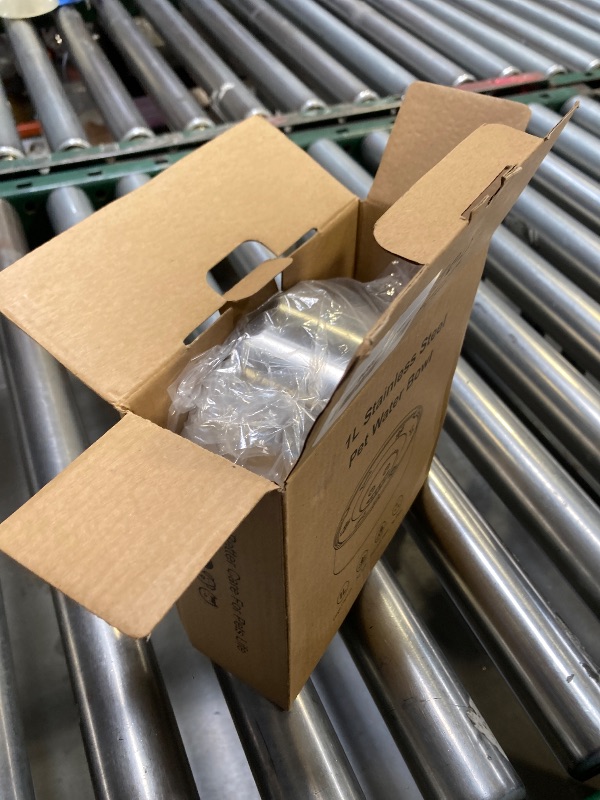 Photo 1 of 1L/0.26 Gallon Dog Water Bowl No Spill, Stainless Steel No Spill Water Bowl for Dogs, Slow Water Dog Bowl, No Splash Dog Water Bowls