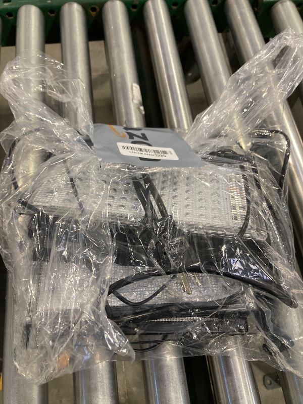 Photo 1 of 100W LED Black Lights for Glow Party - Waygor UV Blacklight Floodlight 395nm BlackLights Spotlight Purple Black Light Flood Light Fluorescent UV Lights Lamp for Halloween Decor (4 Pack)