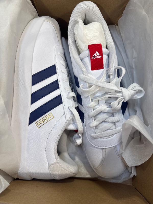 Photo 1 of (SEE NOTES) Adidas Original VL Court 3.0 Shoes Mens White Suede Grand ID628 