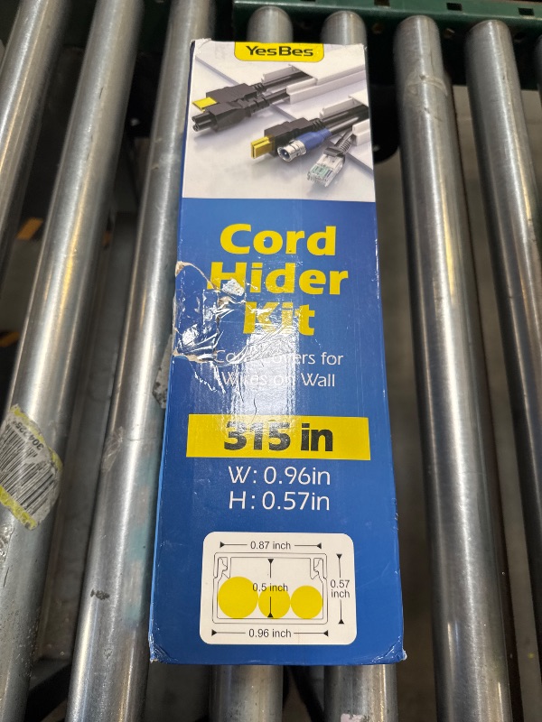 Photo 1 of 630in Cord Hider Kit, Paintable Cable Raceway, Cord Covers for Wires on Wall, Cord Hider for Wall Mount tv, tv Cable Hider Wall kit, Wire Covers for Cords, 40X L15.7in X W0.96in X H0.57in, White