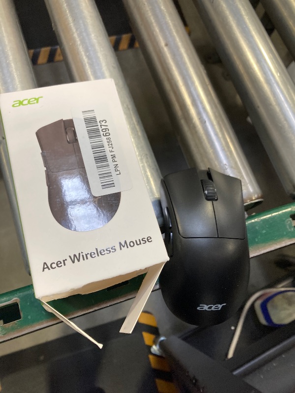 Photo 1 of acer Wireless Mouse, 1200 DPI Computer Mouse for Laptop with 2.4GHz USB A Receiver, 5 Buttons Compatible for Windows, macOS, Android (Black)