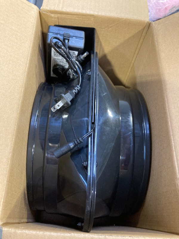 Photo 1 of 10 Inch Inline Duct Ventilation Exhaust Fan 1040CFM Duct Intake Fan High Efficiency Air Quiet Copper Motor for Ducting Vents Bathroom Kitchen Grow Tents Hydroponics