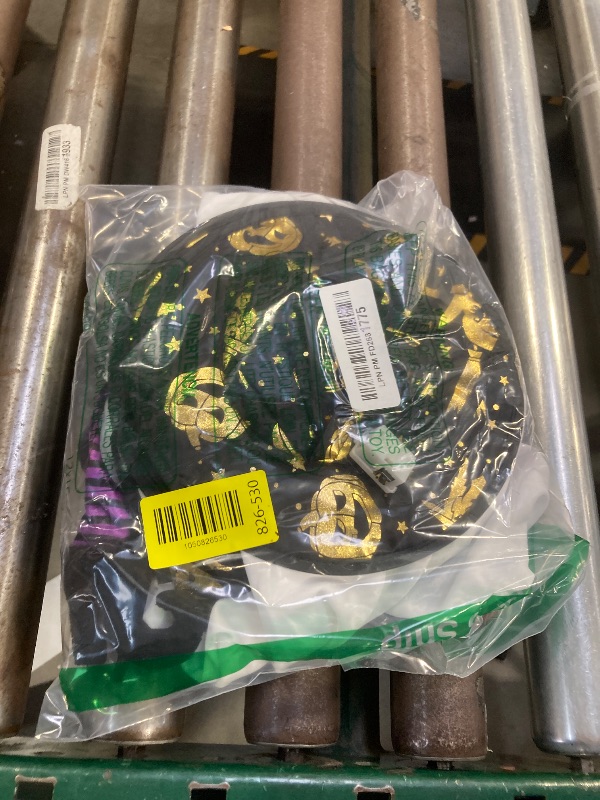 Photo 1 of 3 Packs Halloween Hanging Ghosts Decorations Outdoor Indoor, Spooky Glowing Ghost Witch Hat Striped Stockings High Heels String Lights 3 Modes Patio Yard Front Porch Tree Party