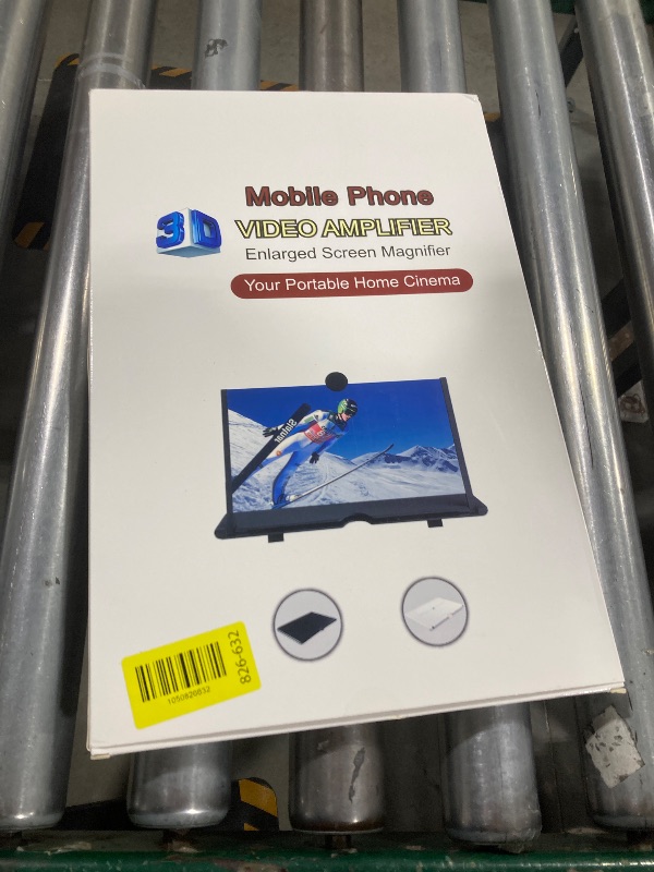 Photo 1 of 18" Screen Magnifier for Cell Phone, Mobile Phone 3D HD Magnifying Projector Screen Enlarger for Movies, Videos and Gaming, Foldable Phone Stand with Screen Amplifier,Compatible with All Phones