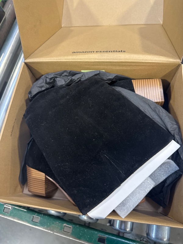 Photo 1 of Amazon Essentials Women's Tall Block Heel Boots, Black, 7