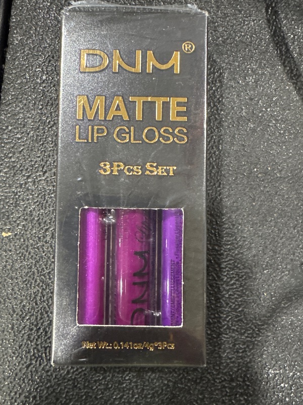 Photo 1 of 3Pcs Purple Plum Matte Liquid Lipstick Sets for Women Matte Lip Stain Long Lasting Waterproof