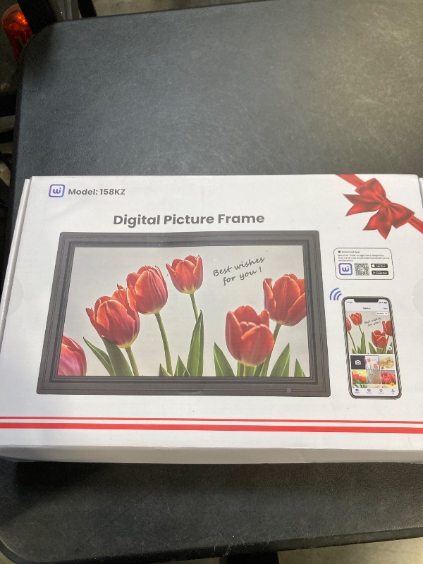 Photo 1 of 64GB Uhale 15.6" Digital Picture Frame, Large WiFi Electronic Photo Frames 1920 x 1080 IPS FHD Touch Screen, Share Photos and Videos Anywhere, Support SD/USB, Best Gifts for Parents and Grandparents