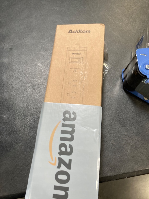 Photo 1 of 10Ft Surge Protector Power Strip - Long Extension Cord, Addtam 5 Widely Outlets 4 USB Ports, Flat Plug, Multi Plug Outlet Extender, Desk Charging Station for Home Office College Dorm Room Essentials