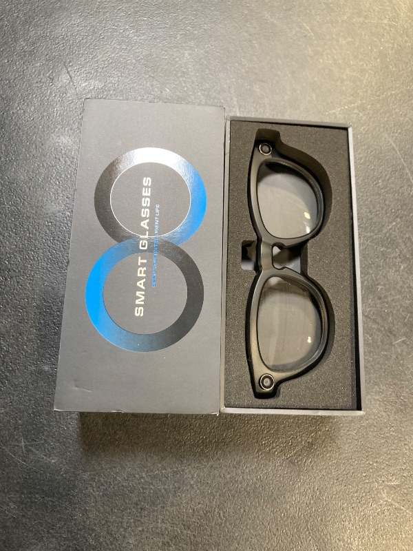 Photo 1 of [2025 Upgraded] AI Smart Glasses with 4K Camera – Standalone Bluetooth Video Glasses with Audio, Real-Time Translation, Auto-Tint Lenses, 32GB Storage – No WiFi Needed for Travel, Outdoor & Daily Wear