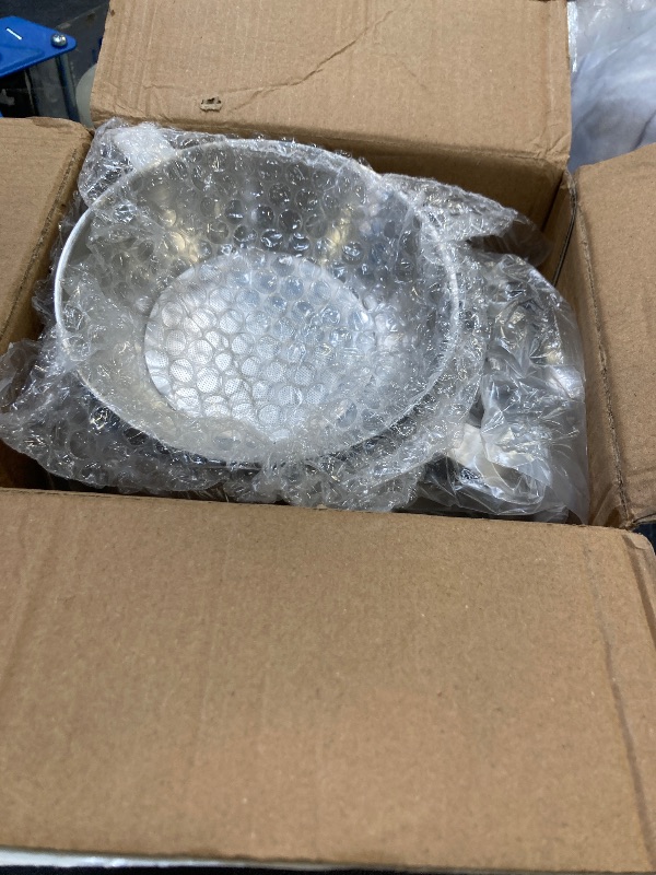 Photo 1 of 50oz 304 Stainless Steel Deep Fryer Pot with Basket & Strainer, Large Capacity Bacon Grease Container for Kitchen,Frying, Cooking, Camping,Oil Filter Container - Dishwasher Safe (50oz/1.5L/1.7Qt)