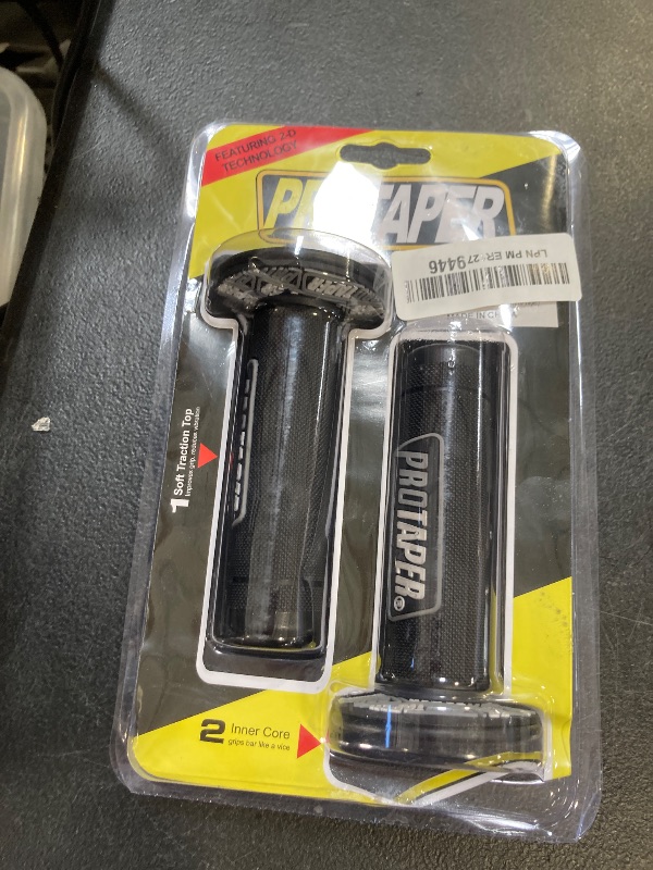 Photo 1 of 7/8" Motorcross Handle Grips Dirt Bike 22mm 24mm Truster Grips Motorcycle Ergonomic Bar End Non Slip Grip Gel Gep Scooter Cruiser Racing Mountain (Black Grey, Pro Taper)