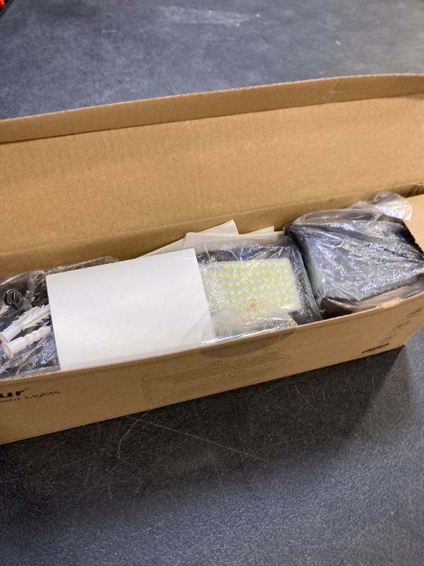 Photo 1 of [6 Packs] Solar Lights Outdoor Motion Sensor Solar Security Lights Waterproof with 3 Lighting Modes Solar Powered Wall Lights Outside for Garden Fence Yard Deck