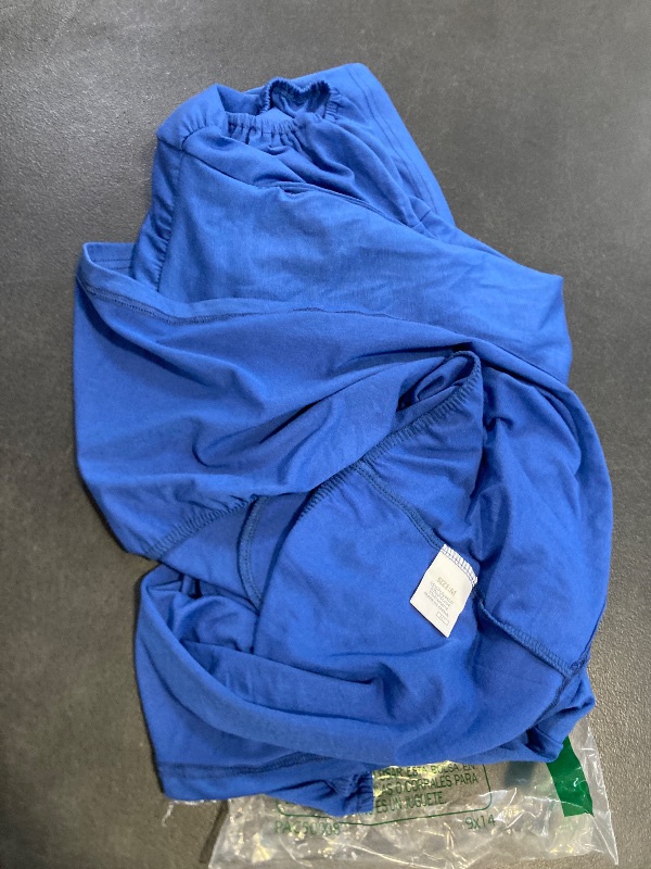 Photo 1 of Acelitt Women's Summer Dresses 2025 Beach Casual Deep V Neck Loose Sundress Short Sleeve Mini Dress with Pockets Blue Medium