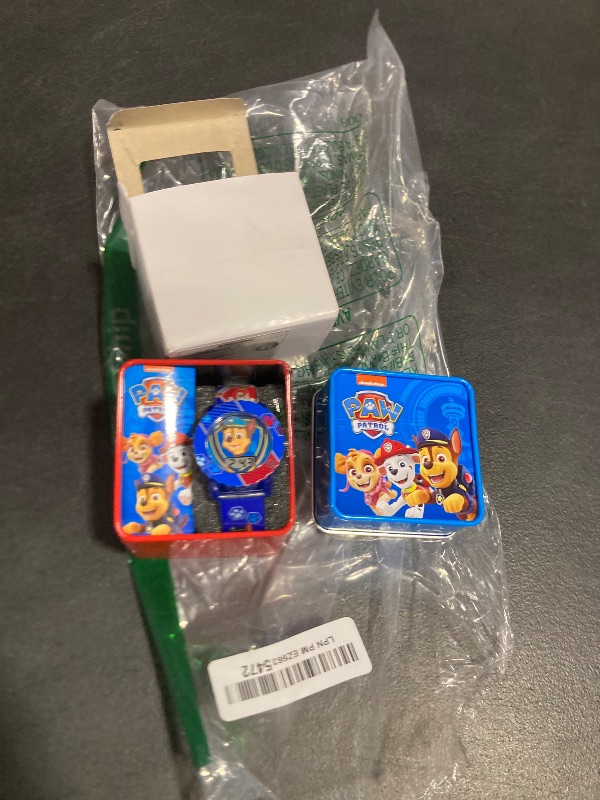 Photo 1 of Accutime Paw Patrol Kids' Digital Watch with Blue Case, Comfortable Blue Strap, Easy to Buckle - Official 3D Character on the Dial, Safe for Children - Model: PAW4015