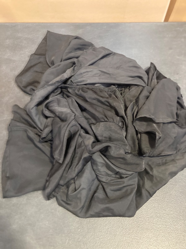 Photo 1 of 2025 Summer Women's Satin Off Shoulder Formal Dress Wedding Guest Elegant Butterfly Sleeve Split Cocktail Prom Midi Dresses Black large 