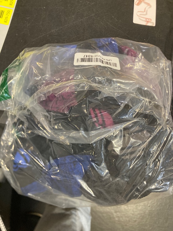 Photo 1 of Amazon Essentials Women's Performance Cushioned Breathable Cotton Athletic Crew Sports Socks, 6 Pairs, Black, 8-12