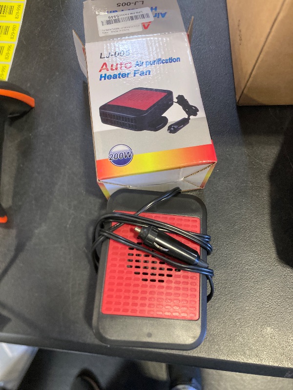 Photo 1 of 12V Car Heater & Defroster,2 in1 Fast Heating & Cooling Fan,Plug In Car Heater for Windshield Defogger with 360° Rotary Base