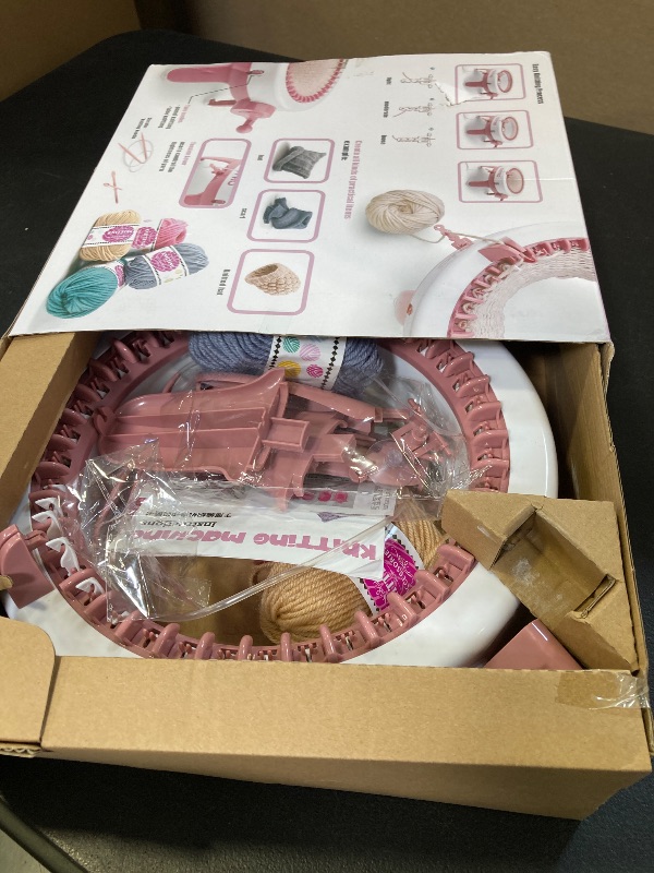 Photo 1 of SENTRO Knitting Machine 40 Needles, Smart Knitting Loom Machine, Crochet Machine with Double Mode, DIY Weaving Round Loom,Perfect Knit Gift for Beginners, Knitting Enthusiasts