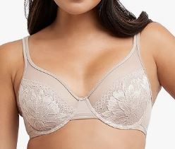 Photo 1 of 34DD-Bali Women's One Smooth U Lace Minimizer Bra, Underwire Bras, Full-Coverage Convertible Bra
