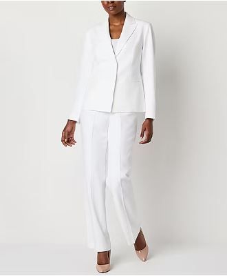 Photo 1 of SIZE 14-Le Suit 2-pc. Straight Leg Pant Suit
