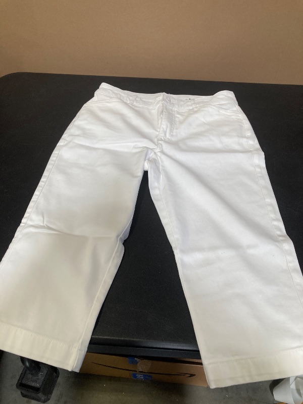 Photo 1 of SIZE 6-St. John's Bay Secretly Slender Womens Slim Mid Rise Capri Pant
