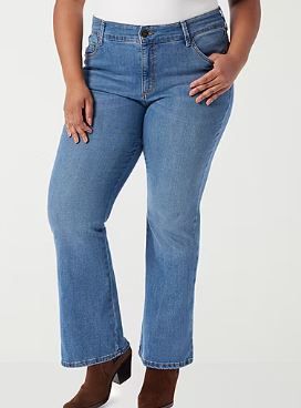 Photo 1 of 18 W- Gloria Vanderbilt-Plus Womens High Rise Bootcut Jean
