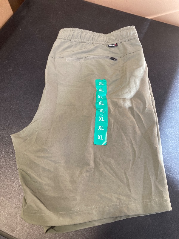 Photo 1 of XL- MENS GERRY TECH SHORTS- FOREST GREEN