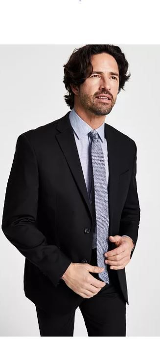 Photo 1 of 36 REG- Men's Techni-Cole Suit Separate Slim-Fit Suit Jacket
