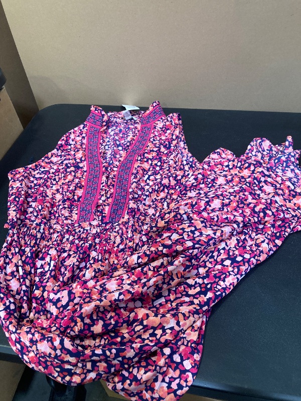 Photo 1 of SIZE 18-London Style Womens Sleeveless Floral Maxi Dress
