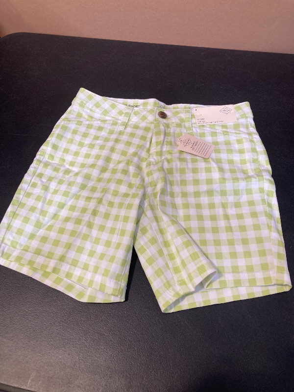 Photo 1 of SIZE 2-St. John's Bay Womens 7" Mid Rise Chino Short
