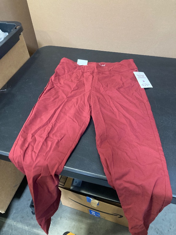 Photo 1 of SIZE 10- WOMENS PULL ON TROUSER- GARNET GEM