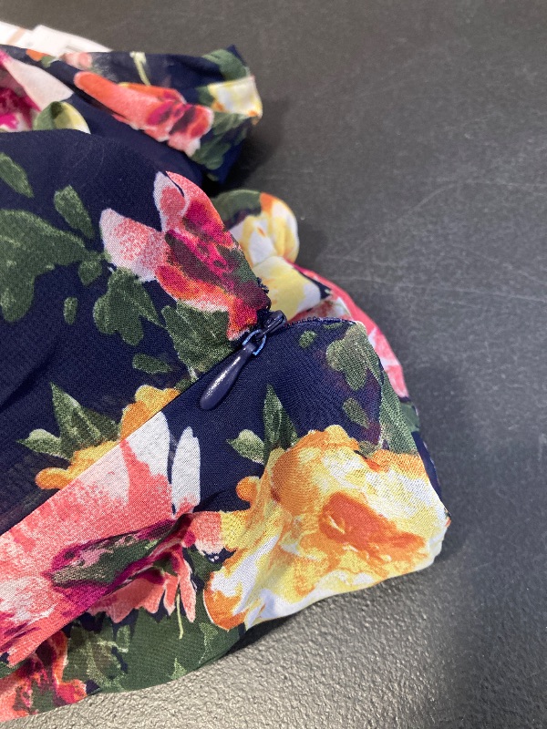 Photo 1 of SIZE 12-R & K Originals Womens Long Sleeve Floral Fit + Flare Dress
