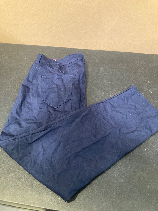 Photo 1 of SIZE 18W- Amanda Pointe Navy Blue Pull On Pants