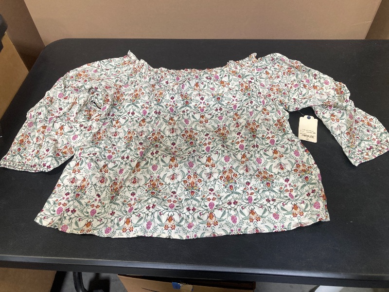 Photo 1 of PETITE LARGE-St. John's Bay Womens Long Sleeve Blouse
