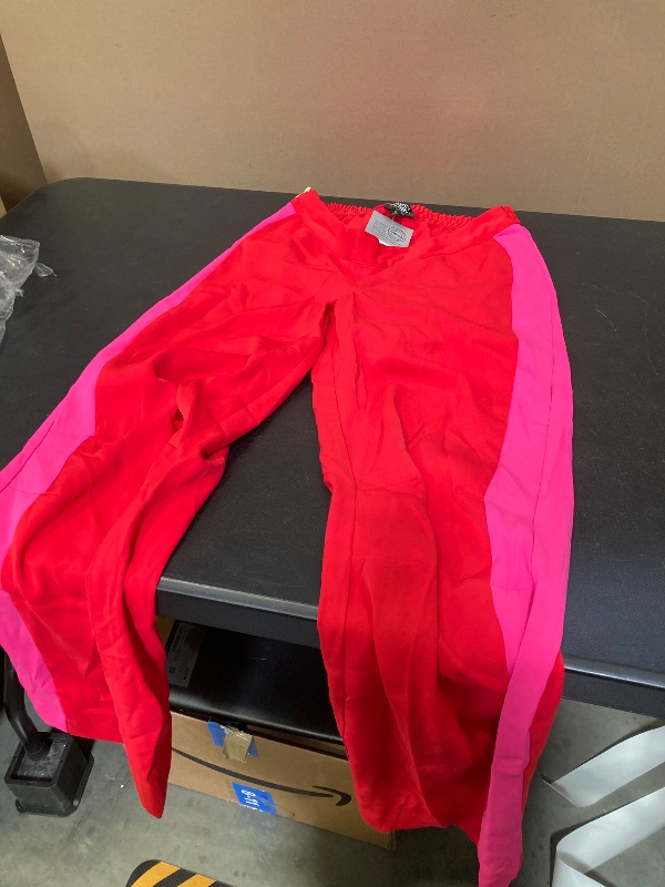 Photo 1 of SMALL-Jamey Perry x JCPenney Womens Adaptive Colorblock Wide-Leg Suit Pant
