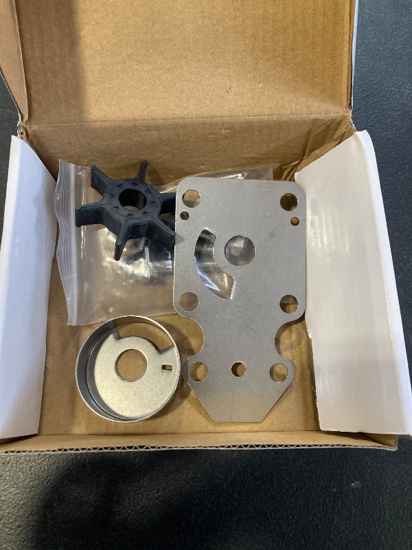 Photo 1 of 63V-W0078-01 Water Pump Impeller Repair Kit for Yamaha 9.9hp 15 hp 2 4 stroke 2 cylinders Outboard 1996-2019 Replace for Sierra 18-3433 63V-W0078-00 63V-W0078-02 63V-W0078-03