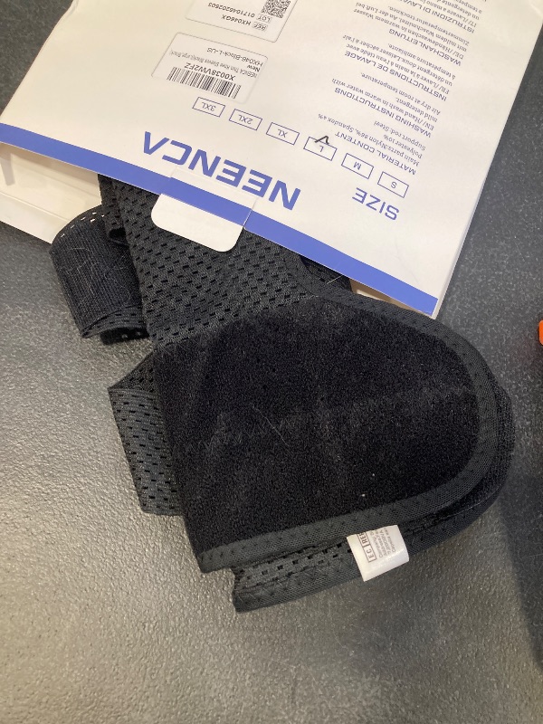 Photo 1 of LARGE-NEENCA Knee Brace for Knee Pain, Compression Knee Support with Air Mesh Fabric, Adjustable Knee Wrap with Side Stabilizers, Ultra-Soft Bandage for Sports, Running, Meniscus Tear, ACL, Arthritis Relief
