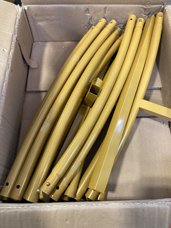 Photo 1 of GOLD BACKDROP STAND// UNSURE WHAT SIZE 