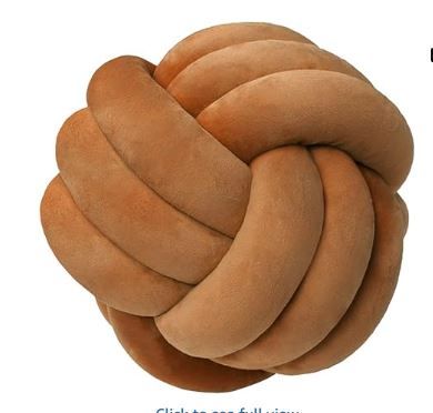Photo 1 of 2 PACK-Decorative Throw Knot Pillow Ball for Home Chair Sofa Aesthetic Round Velvet Knotted Pillow Cushion
