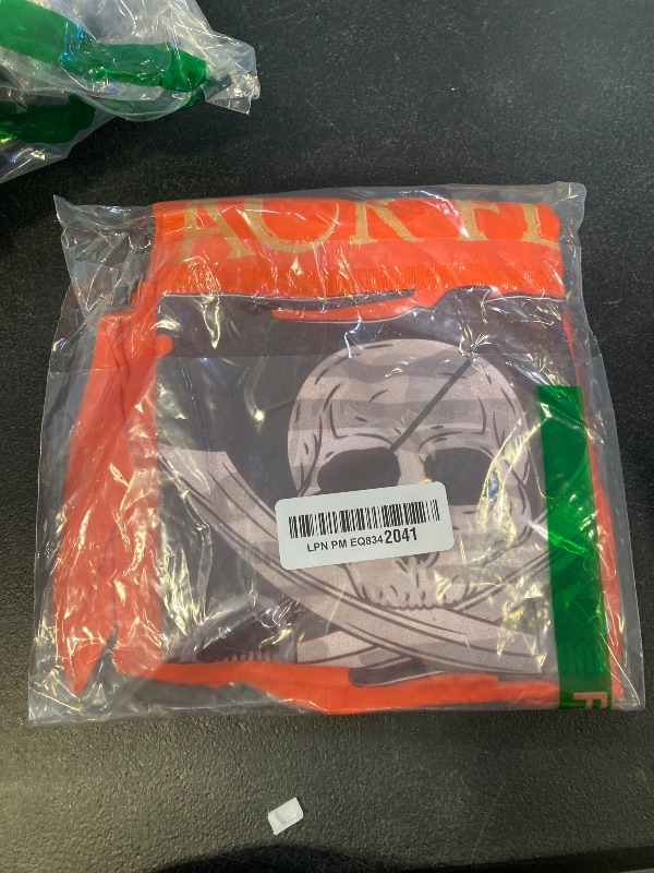 Photo 1 of MEDIUM- ORANGE-Under A Black Flag We Shall Sail Pirate T-Shirt