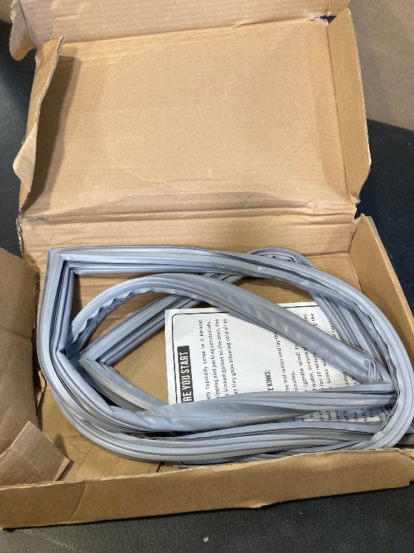 Photo 1 of Upgraded WPW10714545 Freezer Door Gasket for Whirlpool Kenmore, 21.06” x 34.25” W10164045 Refrigerator Door Gasket fit for Maytag & Kitchen Aid Freezer Door Seal Replace part W10191103, W10443322