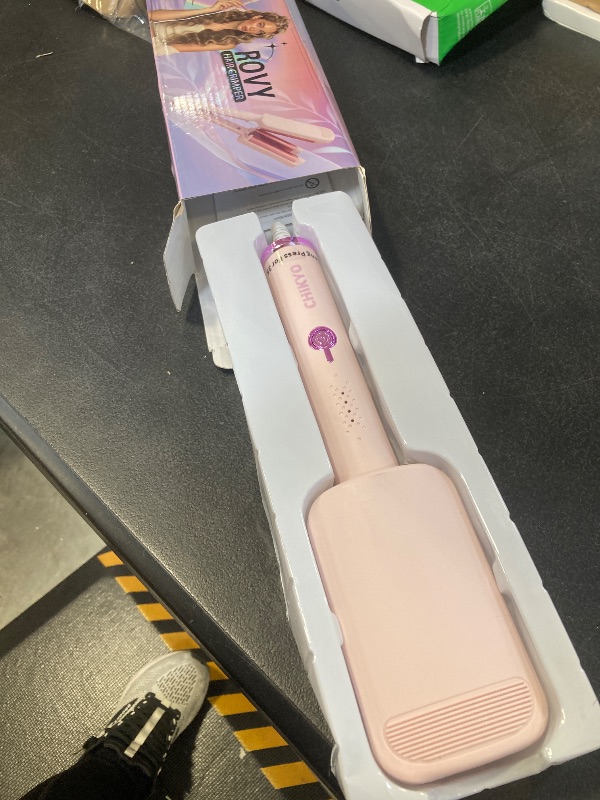 Photo 1 of Curling Iron Hair Crimper Waver - CHIKYO 3 Barrel Rovy Wave Curling Iron, 1.25 Inch Ionic Beach Waves Curling Wand, Deep Waver Hair Curler Hot Tool with Ceramic for Women, Dual Voltage, Easy to Use
