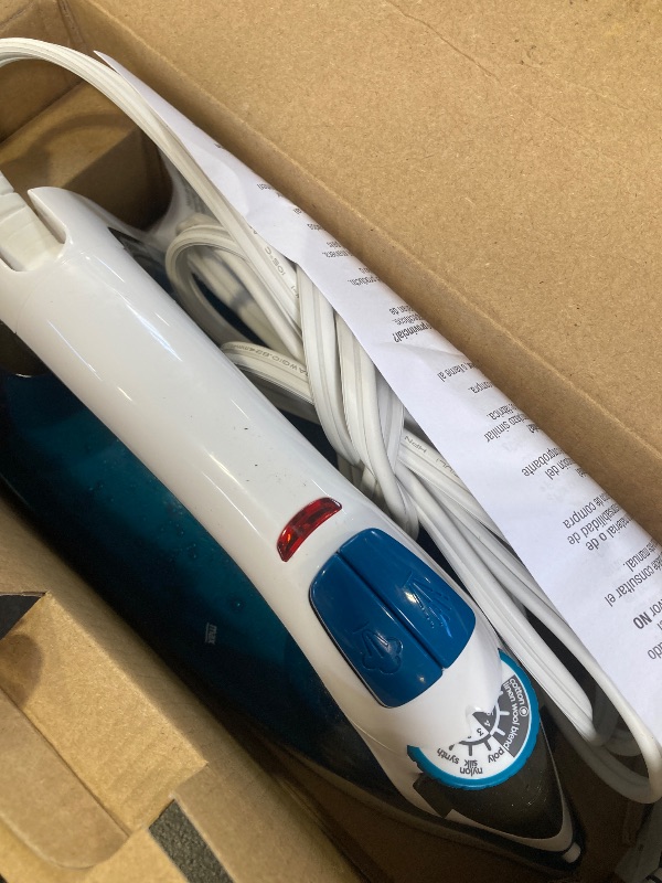 Photo 1 of BLACK+DECKER Easy Steam Compact Iron, IR06V, Dual Position Cord, TrueGlide Non-Stick Soleplate, Vertical Steam, SmartSteam