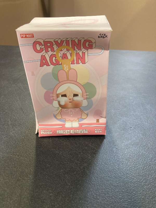 Photo 1 of POP MART Crybaby Tears Factory Series - Vinyl Face Plush Blind Box, Random Design Action Figures Collectible Toys Home Decorations, Holiday Birthday Gifts, Single Box
