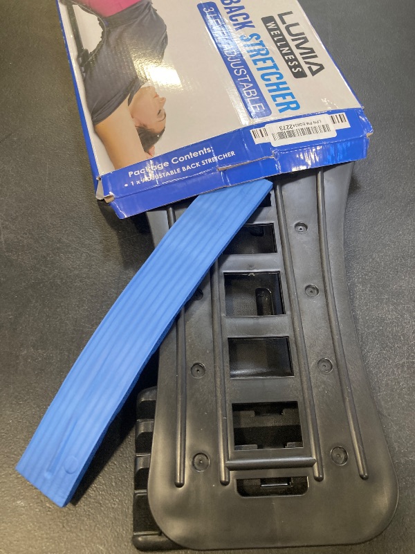 Photo 1 of Lumia Wellness Adjustable Back Stretcher, Lower Back Pain Relief, Lumbar Traction Device, Spine Decompression,