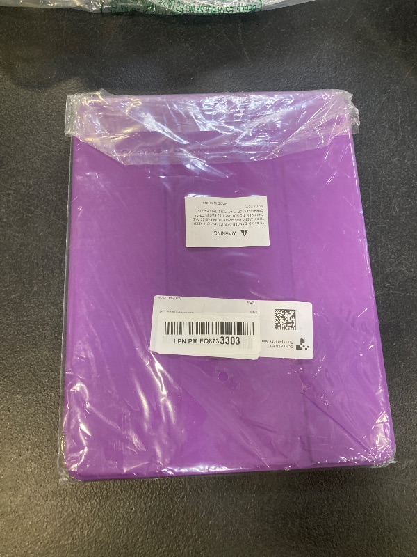 Photo 1 of Aoub Case for iPad (A16) 11th Generation 11 Inch 2025, iPad 10th Generation 10.9 inch 2022 with Pencil Holder, Slim Lightweight Trifold Stand Smart Soft TPU Back Cover, Support Touch ID, PURPLE