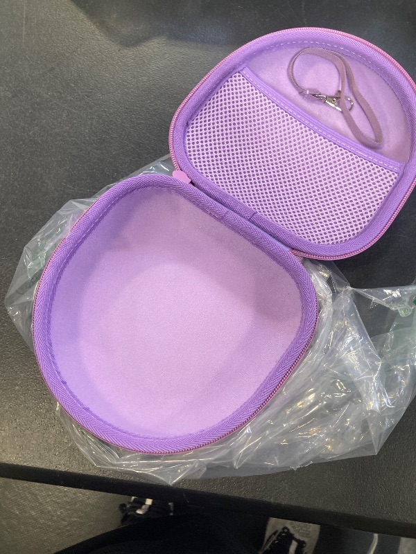 Photo 1 of Headphone Headset Case for JLab JBuds Lux ANC/Lorelei X8/Beats/JBL/TOZO/BERIBES/Picun/KVIDIO Noise Cancelling Over-Ear Foldable Headphones (Purple)