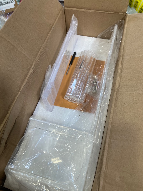 Photo 1 of Acrylic Cup and Lid Holder with Straw Organizer, Adjustable Coffee Cup Holder Organizer, 5 Compartment Cup Dispenser for Disposable Paper & Plastic Cups, for Station Home Countertop Bar Breakroom